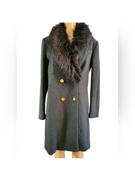 Michael Kors Jackets & Blazers - Micheal Kors Collection Wool Green Coat Trench Coat Winter Medium Large